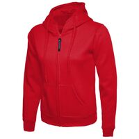 Ladies Classic Full Zip Hooded Sweatshirt Thumbnail