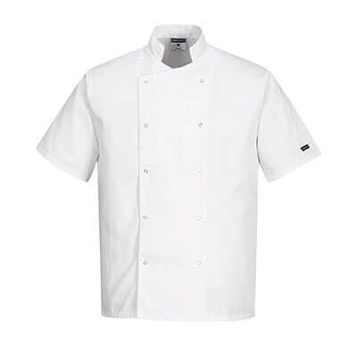 C733 Cumbria Chefs Jacket S/S Thumbnail