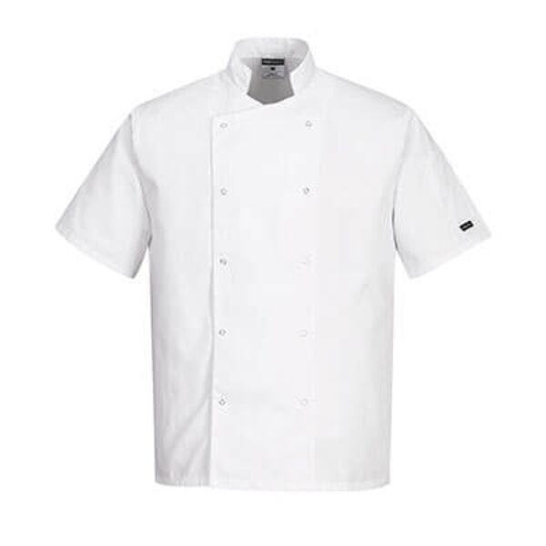 C733 Cumbria Chefs Jacket S/S Thumbnail